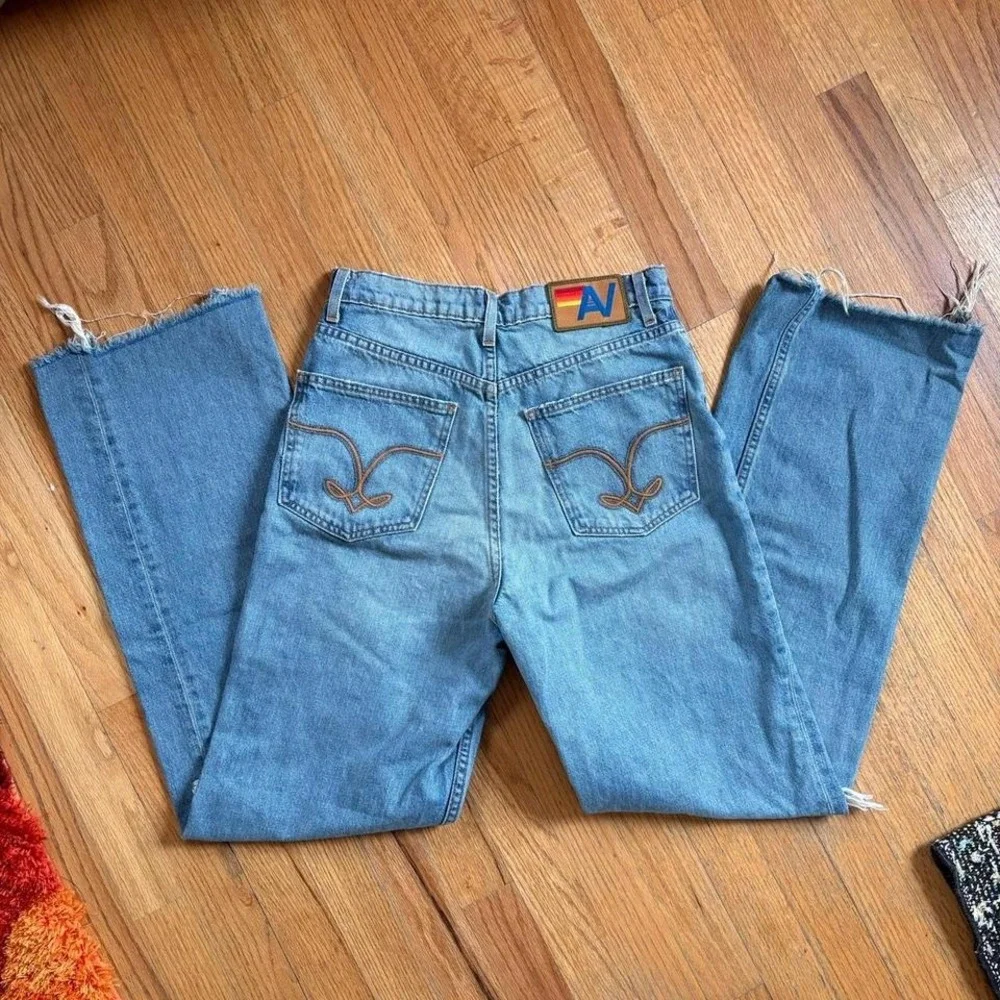 Aviator Nation High Rise Baggy Jeans - Picture 2 of 7